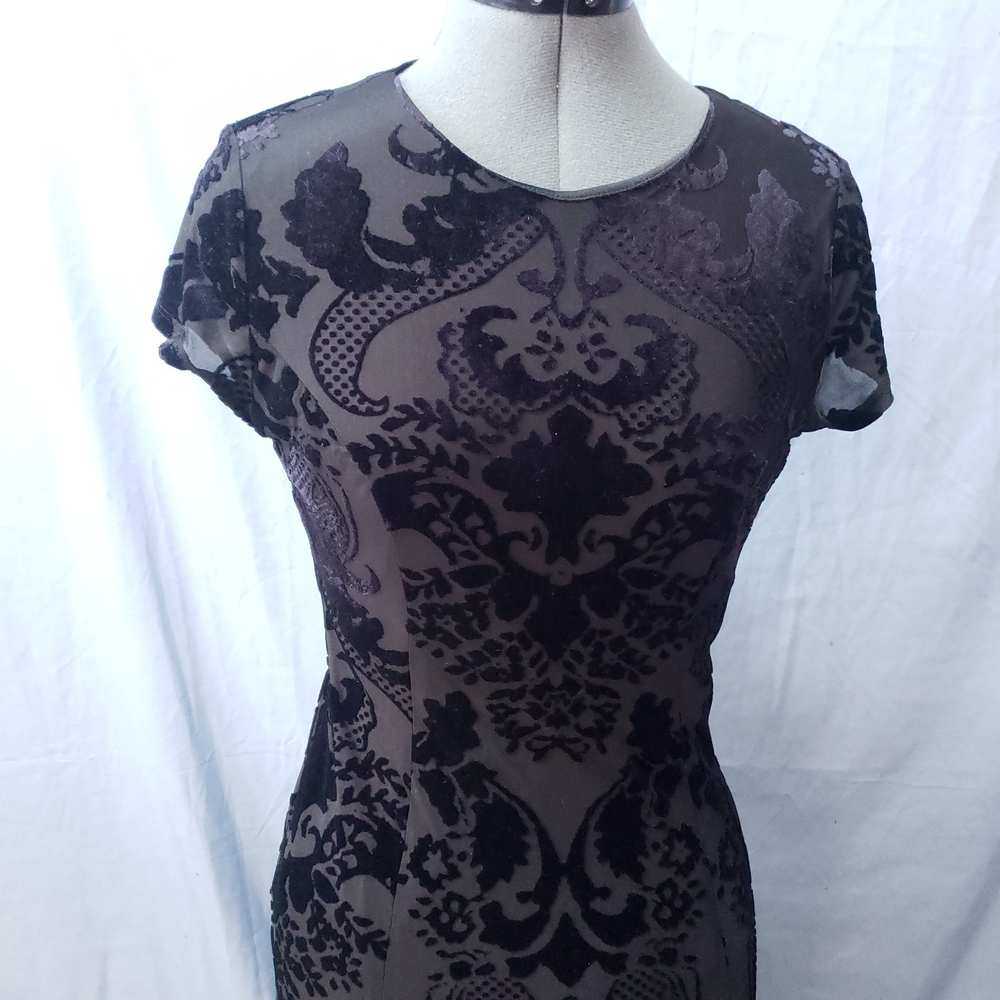 Felicity & Coco Black Patterned Maxi Dress - image 3